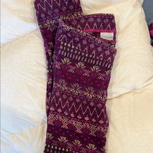 Columbia Pink and Purple Patterned  Leggings